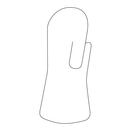 Fabrication Enterprises Orfit Eco Black NS Precut Intrinsic Anti-Spastic Hand Splint, 1/8" Mini Perforated, Large 24-5674-1